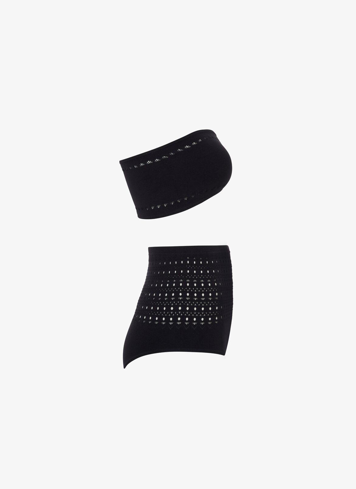 Vienne bikini ALAÏA BLACK VIENNE BIKINI